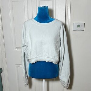 Daily Drills Cropped Reversible Crew Sweatshirt